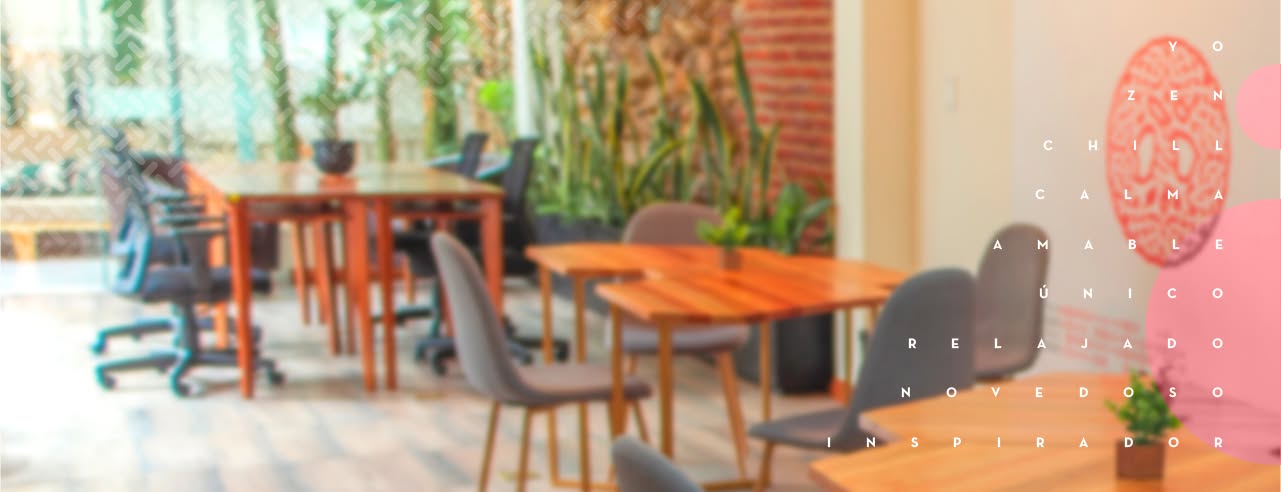 Interior moderno y tranquilo de UPAYA COWORK